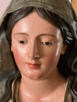Digitalización 3D para restauración de la virgen del Belén del Convento de San Clemente en Sevilla