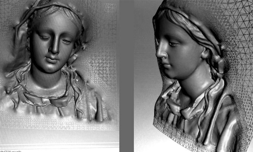 Restauración de obras de arte con escáner 3D