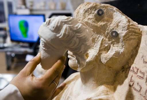 Arte y las tecnologías 3D reconstrucción obras Palmira Siria