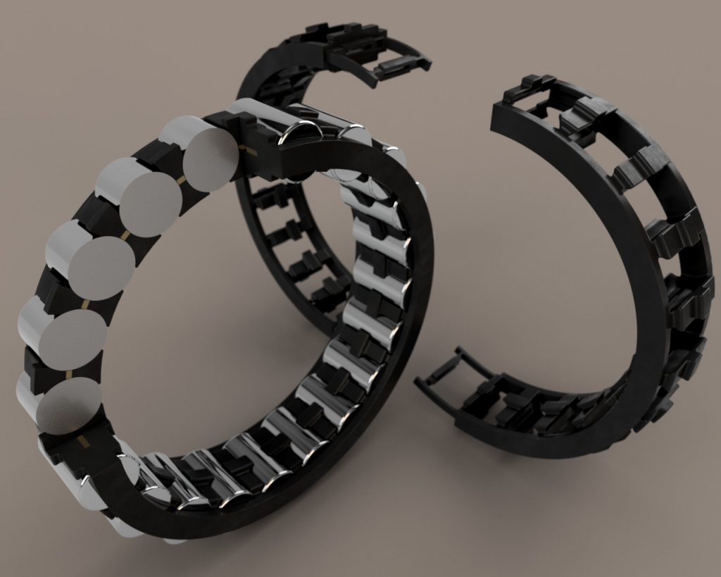Impresión 3D de jaulas de cojinetes con HP