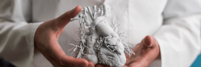 Corazón impreso en 3D en el hospital Rady